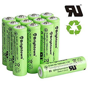 24 AAA Rechargeable Batteries 1800mAh NiMH 1.2v for Garden Solar Lights LED Lamp Outdoors or Indoors Home All Purpose Use Powerful Long Lasting Battery Set 